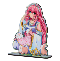 Фигурка Девушка с кроликами 11x14,9 см No Brand