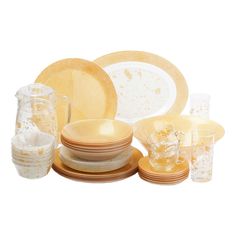 Столовый набор Luminarc Simply Mondor Gold&White 46 предметов