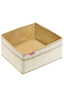 Корзина для хранения 30х30х14 см светло-бежевый 00-00002185 Casy Home