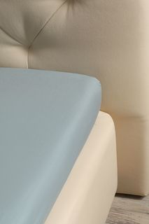 Простыня натяжная 180x200x30 серо-голубой ISS-MAM-621907 Issimo Home