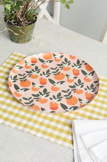 Поднос 33 см красный KAL-2127 Kersten