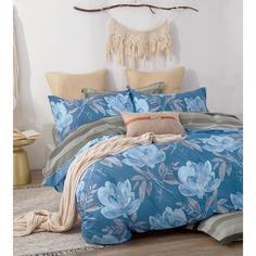 Комплект постельного белья Primavelle Mertolla, сатин, двуспальный, синий