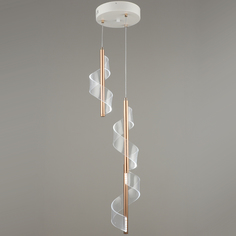 Люстра подвесная, светодиодная S2119/3 WT+FGD, LEDx18W No Brand