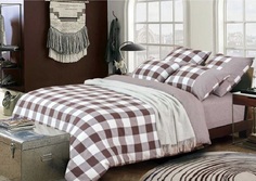 Комплект постельного белья Primavelle Organic Line 2-спальный, лен, коричневый