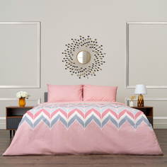 КПБ Sofi De Marko Мэгги №12 Евро, 2 наволочки 50х70, розовый хлопок