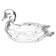 Конфетница, 18x11 см, 120 мл, с крышкой, стекло Р, Утка, Duck Kuchenland