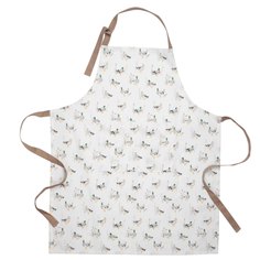 Фартук, 70x85см, xлопок, белый, Утки, Duck Kuchenland