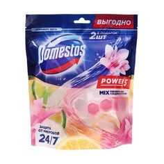 Domestos Блок для очищения унитаза DOMESTOS свежесть лайма и ледяная магнолия, 5 шт по 50
