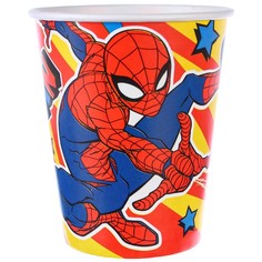 Стакан бумажный "С Днем Рождения!", Человек-паук 250мл. (10 шт.) Marvel