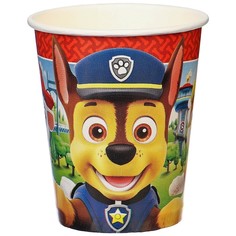 Стакан бумажный "С Днем Рождения!", Щенячий патруль, 250 мл (10 шт.) PAW Patrol