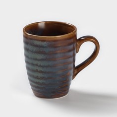 Magistro Кружка фарфоровая Magistro Garland, 320 мл, цвет синий