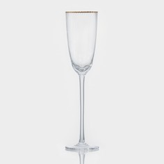 Бокал для шампанского «Орион», 220 мл, 6,5х26 см, цвет прозрачный No Brand