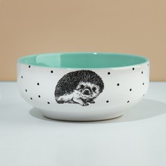 Глубокая тарелка «ежик», 14,5 см Dolce Ceramo.