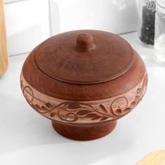 Горшок для жаркого "АНГОБ", 0,6л, 13 х 14 х 14см No Brand