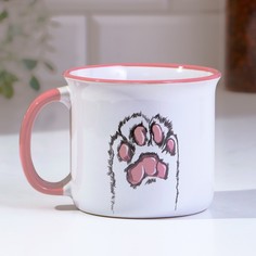 Кружка «Лапка», 450 мл Дорого внимание