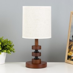 Настольная лампа "Араз" E27 40Вт бордовый 16х16х36 см Risalux