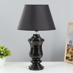 Настольная лампа "Лунет" Е27 40Вт черный 28х28х45 см Risalux