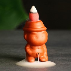 Подставка для благовоний "Писающий мальчик" 6x3см, с аромаконусами Take It Easy
