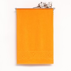 Полотенце махровое Flashlights 50Х90см, цвет оранжевый, 305г/м2, 100% хлопок ДМ