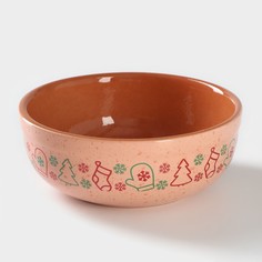 Салатник «Варежки», d=19 см Ломоносовская керамика