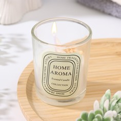 Свеча ароматическая в стакане "Sweet Love" , гардения, 5,5х6,5 см No Brand