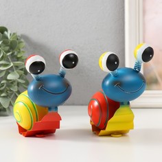 Сувенир металл "Улыбчивая улитка" МИКС 15х6,5х12 см No Brand
