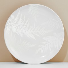 Тарелка «Папоротник», 25,5 см Dolce Ceramo.
