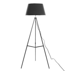 Торшер "Ханнер" E27 хром-серый 44х44х152 см Bayer Lux