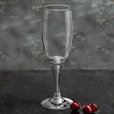 Фужер для шампанского стеклянный Bistro, 190 мл (12 шт.) Pasabahce