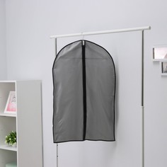 Чехол для одежды LaDо?m, 60x90 см, плотный, PEVA, цвет серый