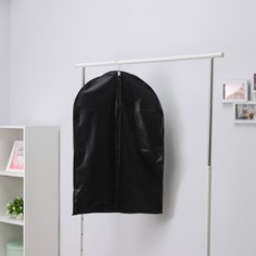 Чехол для одежды LaDо?m, 60x90 см, плотный, PEVA, цвет черный