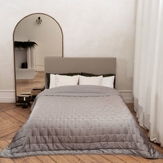 Покрывало, 220х240 см, стеганое, тенсель 300 TC, песочное, Tencel Kuchenland