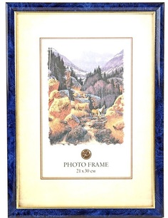 Фоторамка пластиковая 21x30, Pioneer, синий