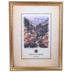 Фоторамка пластиковая 30x40, 121 - золото Pioneer
