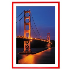 Фоторамка пластиковая 15x21 poster lux red Pioneer
