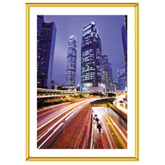 Фоторамка пластиковая 30x40 poster lux gold Pioneer