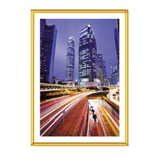 Фоторамка пластиковая 10x15 poster gold Pioneer