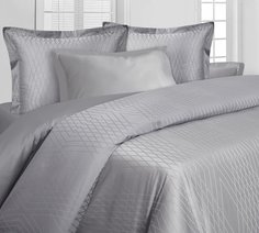 Комплект постельного белья Mona Liza Royal евро сатин-жаккард серебристый