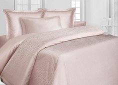 Комплект постельного белья Mona Liza Royal евро сатин-жаккард жемчужный