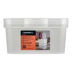 Ящик для хранения Keeplex Trendy 32 х 21,1 х 11 см 6 л матовый кристалл