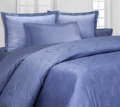 Комплект постельного белья Mona Liza Royal евро сатин-жаккард голубой