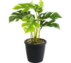 Искусственное растение монстера Феникс-Презент в горшке 23 см