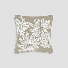 Подушка Togas Эфира 45x45 см декоративная серая