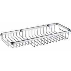 Полка для ванной комнаты настенная прямая Kaiser KH-5050 хром