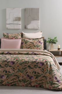 Пододеяльник 21maison 200x220 бежево-зеленый 954/0095002/3432