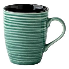 Кружка Полоски фарфор 355 мл в ассортименте (цвет по наличию) No Brand