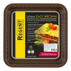 Форма для выпечки Regent Inox Linea Easy Brown 27 х 27 х 5 см