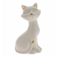 Фигурка декоративная Кошка фарфор 13 см No Brand