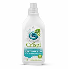 Гель концентрат Grass Crispi 2 в 1 с пятновыводителем для стирки 1 л