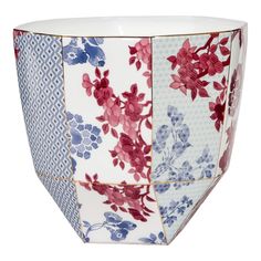 Ваза из костяного фарфора Macbeth bone porcelain Blooming 23 см разноцветная